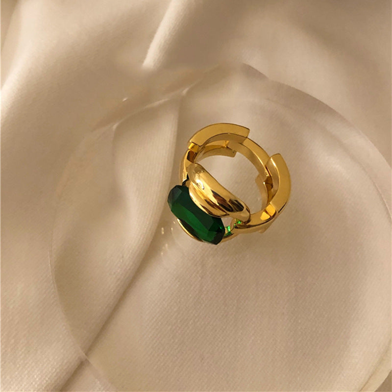 Anillos de esmeralda de cobre al por mayor